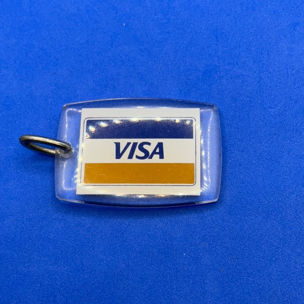 ⭐️ 10-4-10 - Keychain - Vintage Visa